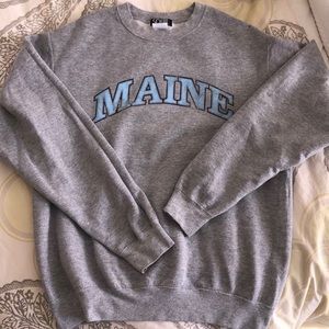 Maine crewneck sweatshirt